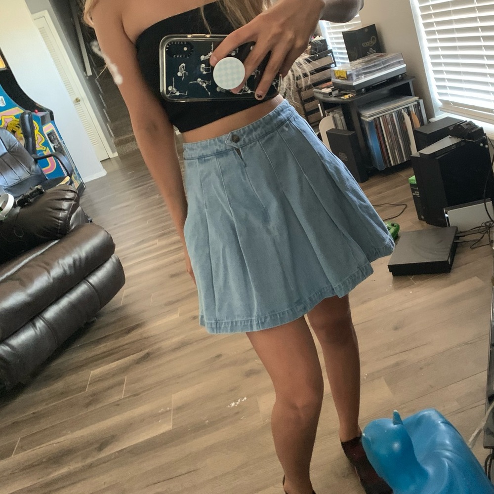 Denim skirt